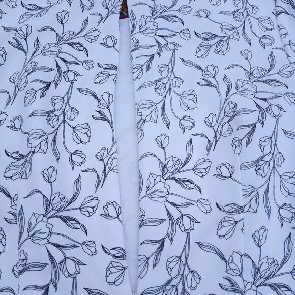 Banana Republic Floral Print Pockets Lined Top Rom - Picture 10 of 11